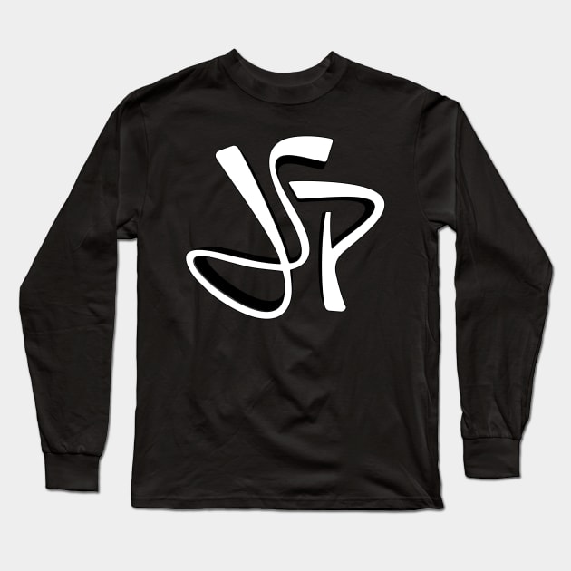 JSP Wht/Blk Long Sleeve T-Shirt by jumpsuitpablo